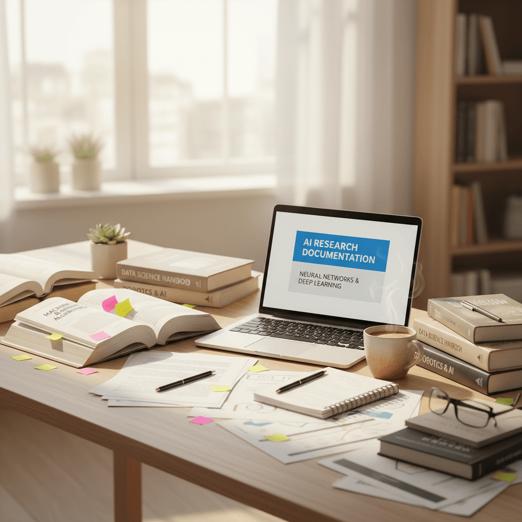 Continuous learning - research papers and learning materials workspace